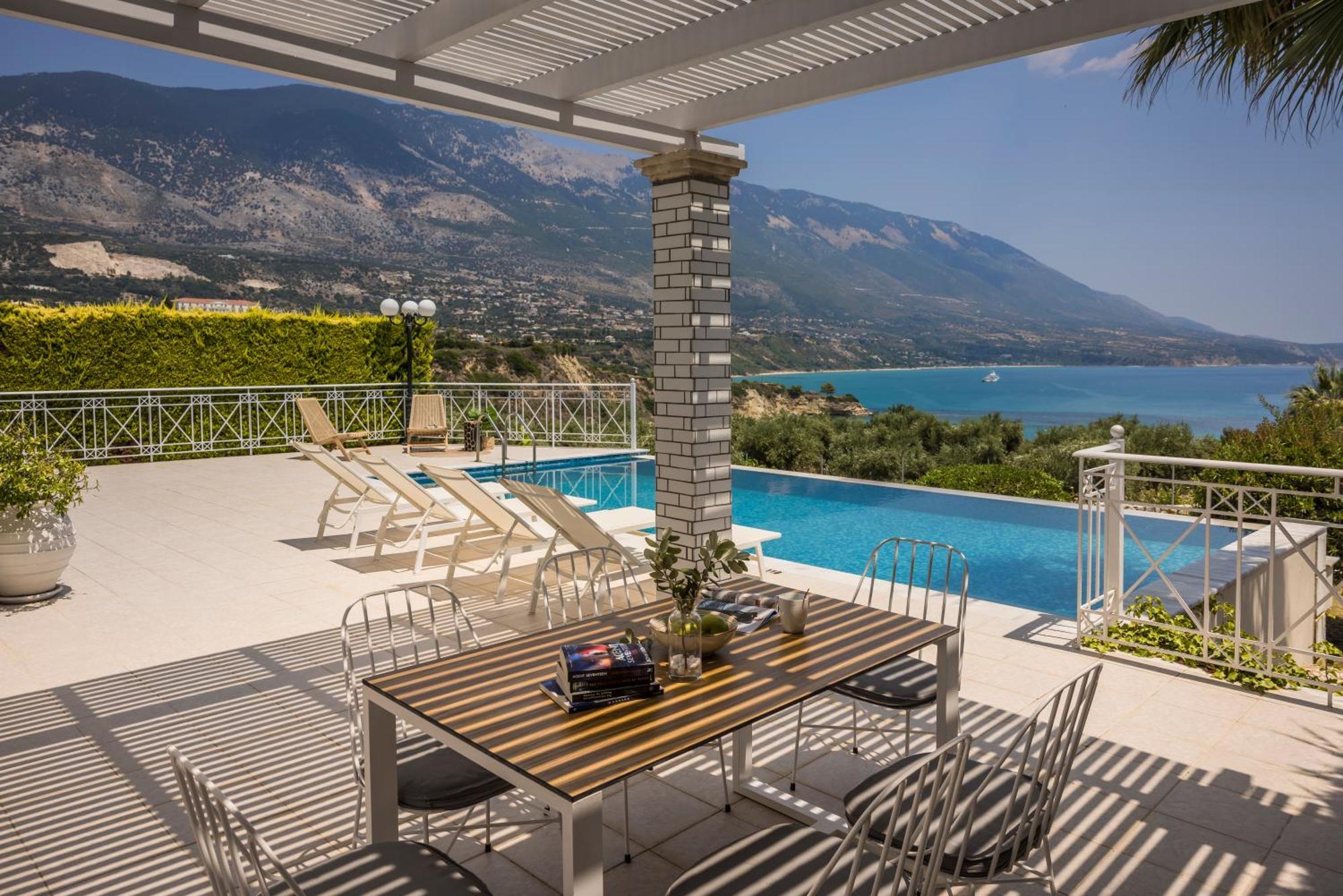 Karavádhos Sea View Villa Kefaloniaprivatevillas מראה חיצוני תמונה